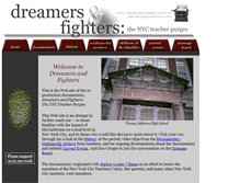 Tablet Screenshot of dreamersandfighters.com